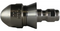Negotiator Penetrator Nozzle with SS Quick Connect Nozzle Adaptor with 1/4" Cone